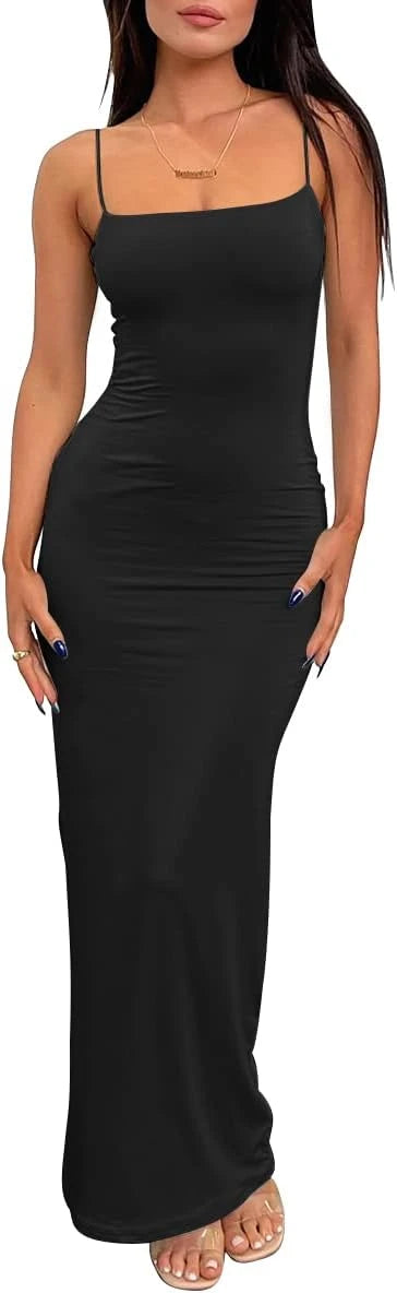Black Sexi-Maxi Dress