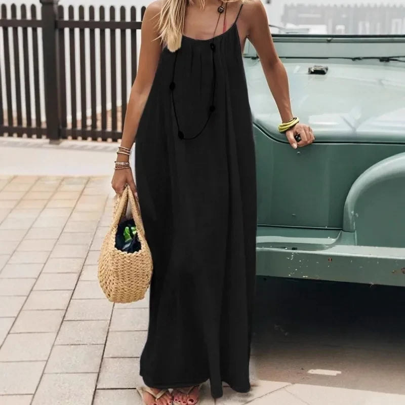 Spaghetti Strap Casual Dress