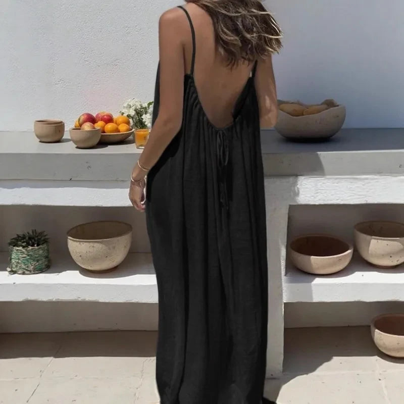 Spaghetti Strap Casual Dress