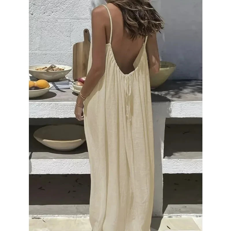 Spaghetti Strap Casual Dress