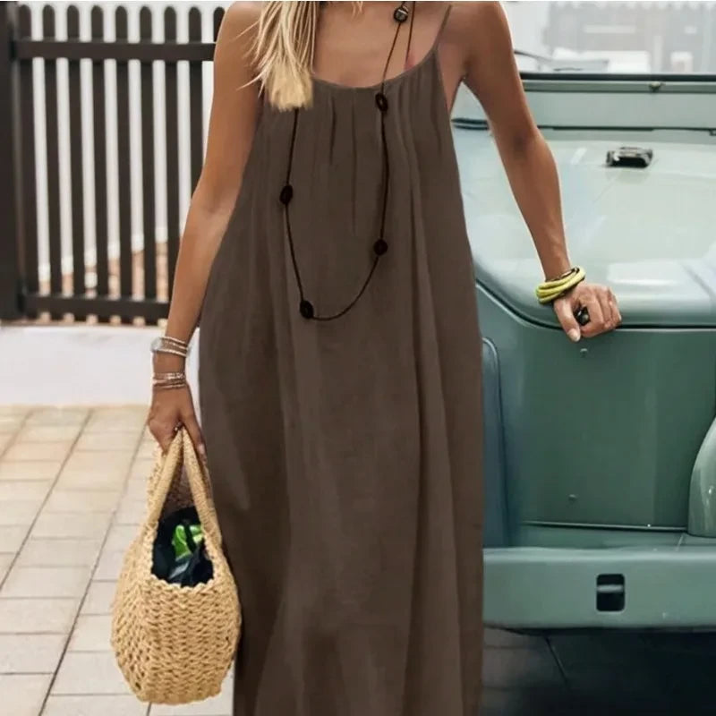 Spaghetti Strap Casual Dress