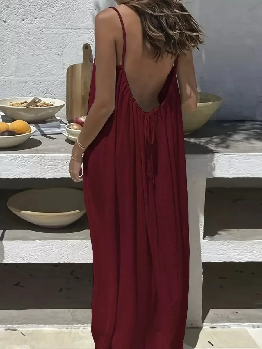 Spaghetti Strap Casual Dress