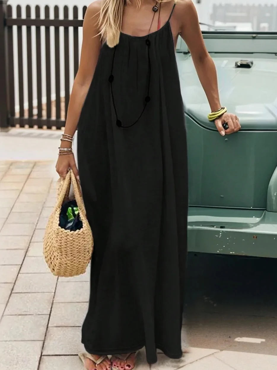 Spaghetti Strap Casual Dress