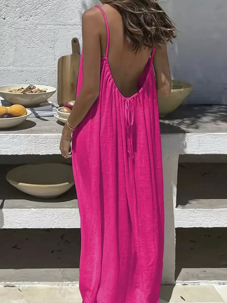 Spaghetti Strap Casual Dress