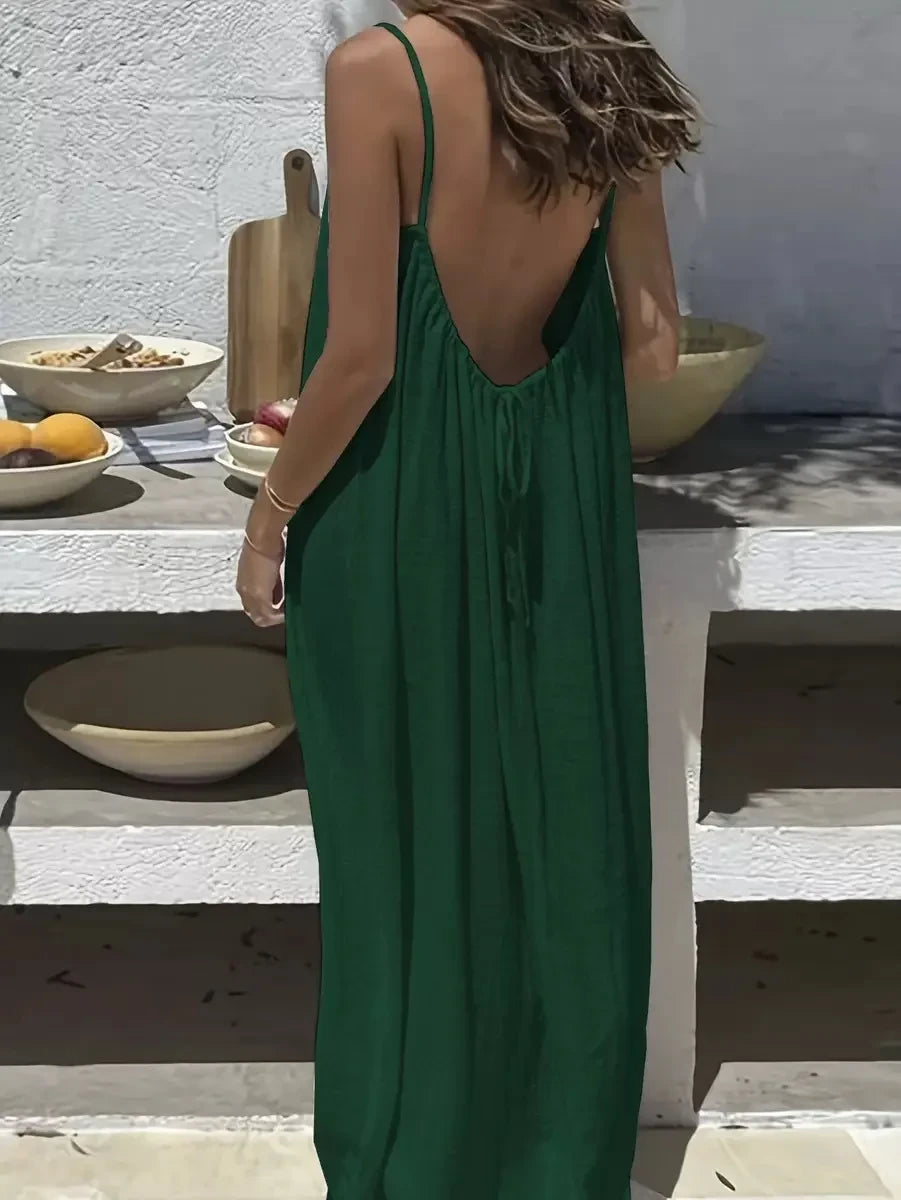 Spaghetti Strap Casual Dress