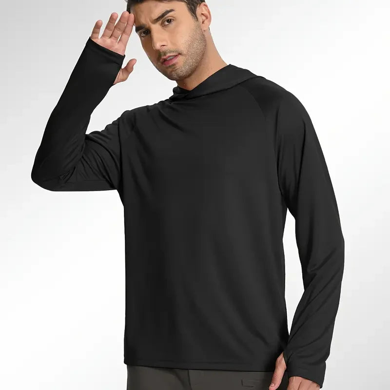 5-Pack Men's Hooded Long Sleeve Shirts