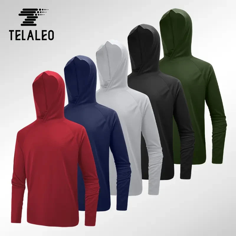 5-Pack Men's Hooded Long Sleeve Shirts