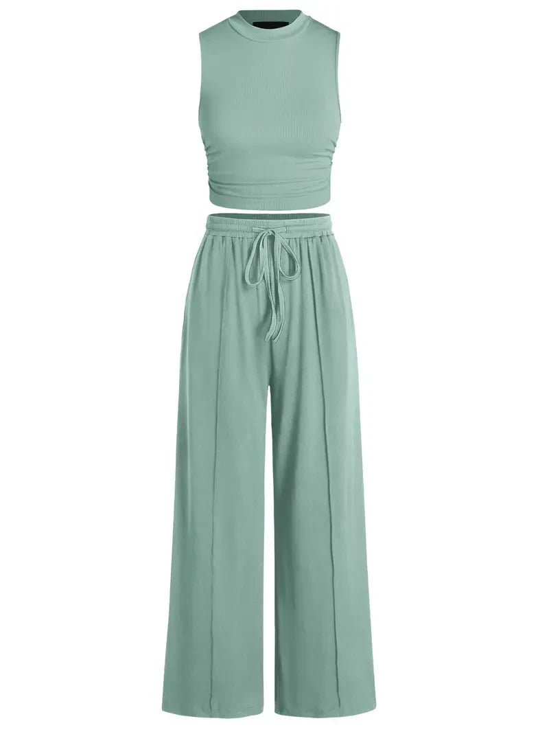 Ribbed Knit Lounge Set